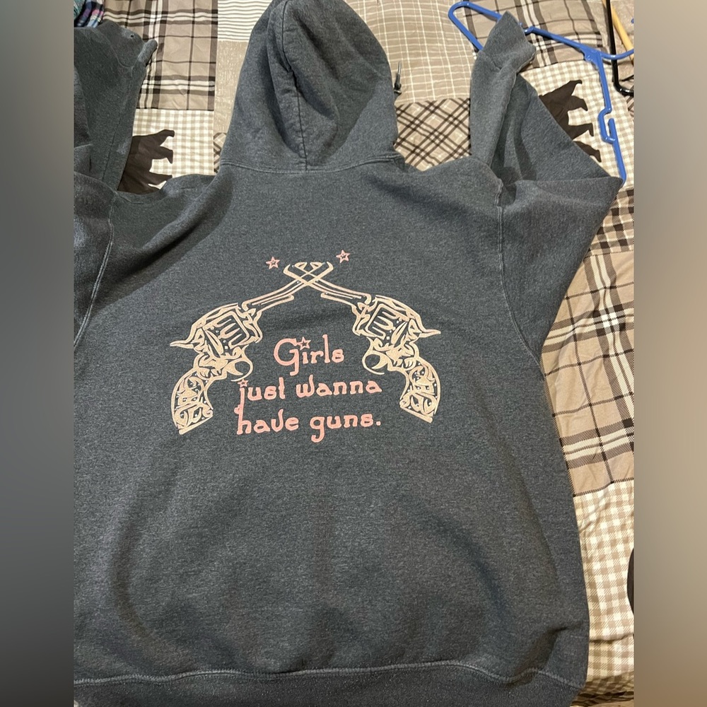 Gray hoodie
